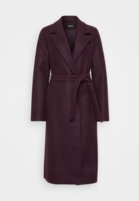 ONLALVILDA LIFE WRAP COAT - Klasický kabát - mauve wine melange