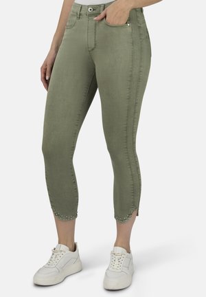 Jeans Skinny Fit - green tee