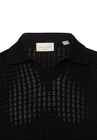 Jack & Jones Knitted Knitted - Polo - schwarz