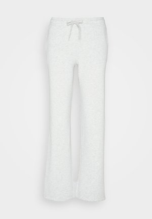 BASIC STRAIGHT SWEATPANTS - Tracksuit bottoms - light grey melange