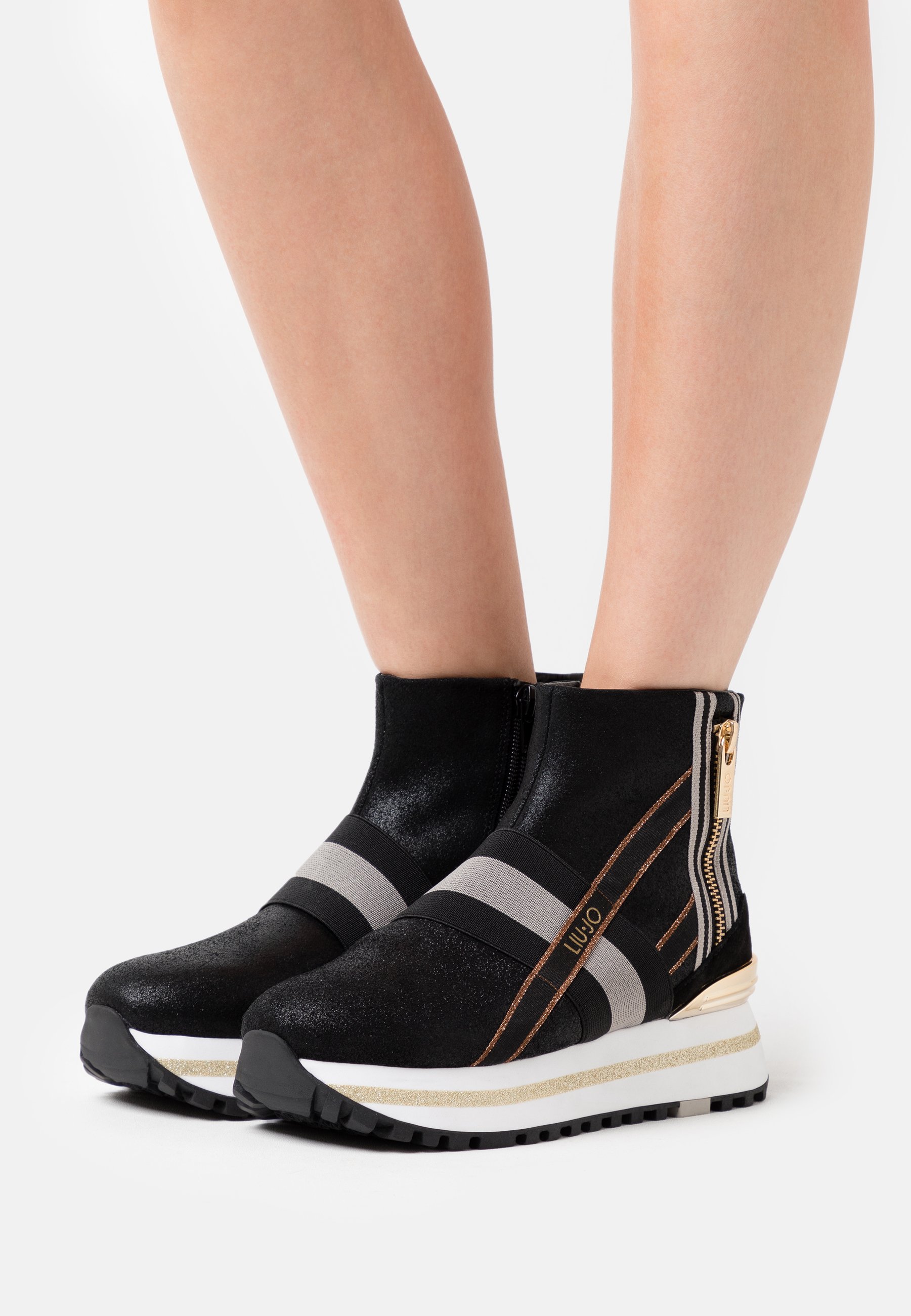 Liu Jo Jeans MAXI - Ankle boots - black - Zalando.co.uk