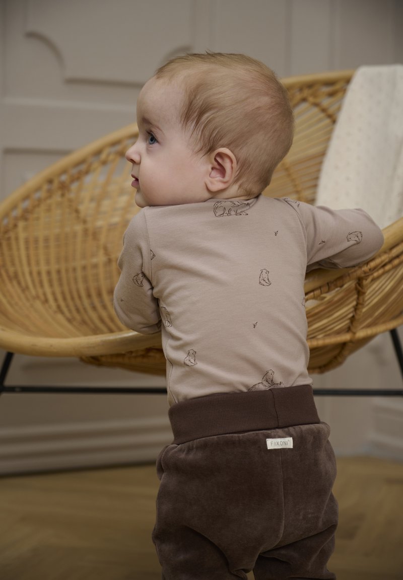 FIXONI LONG SLEEVES 2-PACK - Body - mocha meringue