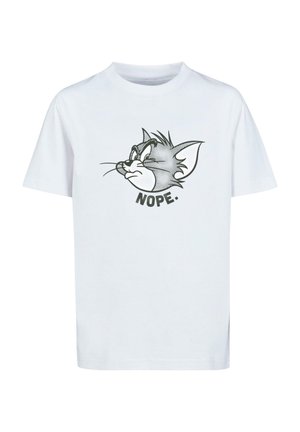 TOM AND JERRY - NOPE - Print T-shirt - white