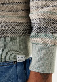 Garcia Stickad tröja - light green