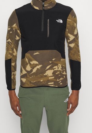 Felpa in pile - green