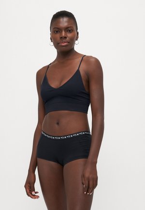 TINA HIPSTER 2 PACK - Pants - black/light grey