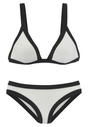 SET - Bikini - weiß schwarz