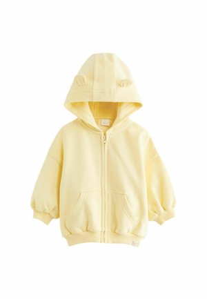 SOFT TOUCH - Mikina so zipsom - yellow
