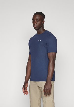 PUEZ DRY - Sports T-shirt - navy blazer