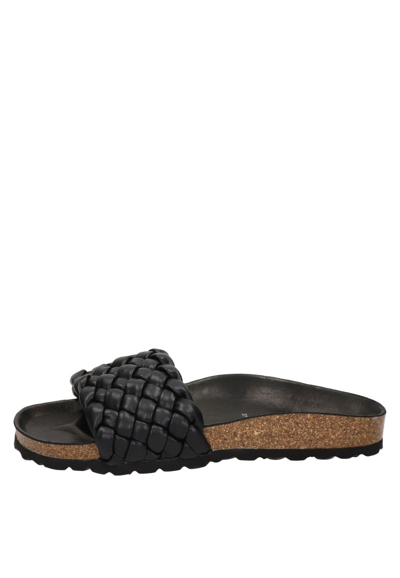 Damen Flache Pantoletten | VERBENAS Pantolette flach zwart/schwarz - OW73918 Damen Flache Pantoletten | VERBENAS Pantolette flach zwart/schwarz - OW73918