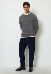 Marc O'Polo CREWNECK - Džemperis - graphite grey melange