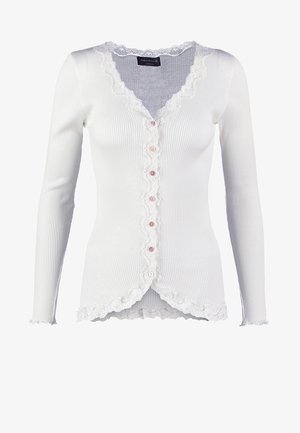 SILK-MIX CARDIGAN - Vest - new white