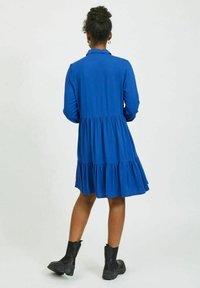 VILA VIMOROSE SHIRT DRESS - Abito a camicia - mazarine blue