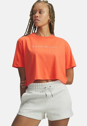 SHORT-SLEEVE GRAPH W WM CROP SS - T-shirt print - red