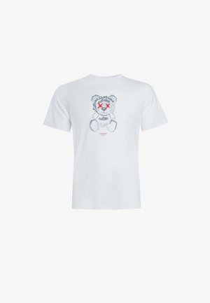 CLOSURE London, TEXT TEDDY TEE - T-shirts print - white