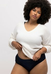 Ulla Popken CHEVRON STRETCH  - Slip - dark blue