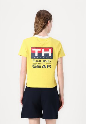 SAILING TEE - Print T-shirt - soft sunflower