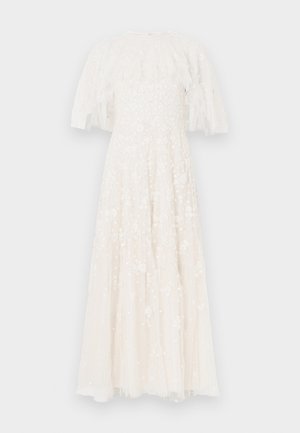 EXCLUSIVE DAHLIA DITSY SHORT CAPE ANKLE GOWN - Îmbrăcăminte de ocazie - cream