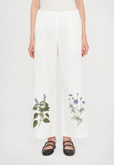 Weekend Max Mara VOLANTE - Pantalon classique - white