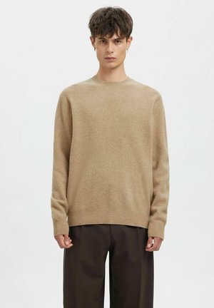 PULLOVER - Strikkegenser - oatmeal