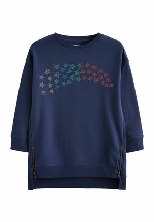 Next STANDARD - Pletené šaty - navy blue rainbow star embellished