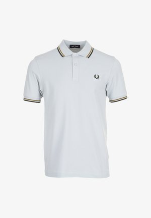 Fred Perry, TWIN TIPPED SHIRT - Poloshirt - dark blue dark caramel night green