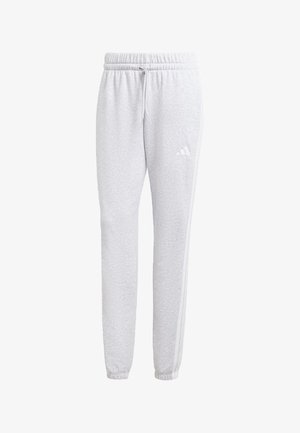 adidas Sportswear, ESSENTIALS 3 STRIPES CUFFED PANTS - Donji dijelovi trenirke - light grey heather white