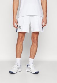 Lacoste Sport - SHORT HERITAGE - Pantaloncini sportivi - white/navy blue Immagine in miniatura 1