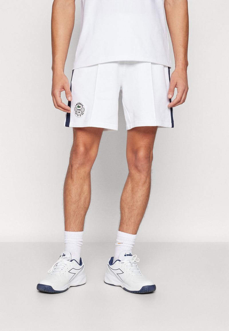 Lacoste Sport - SHORT HERITAGE - Pantaloncini sportivi - white/navy blue, Ingrandire
