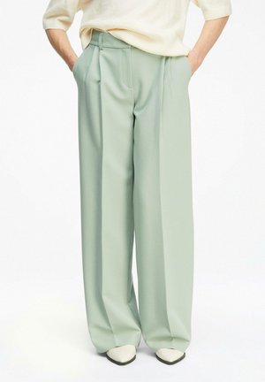 Stoffhose - salbeigrün