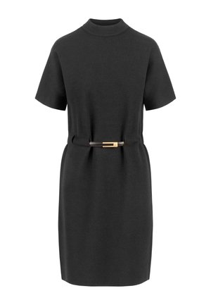 Apart WITH GÜRTEL - Strickkleid - schwarz
