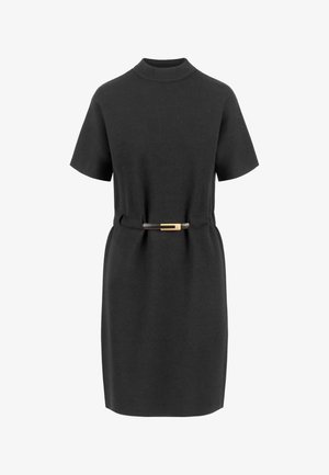 Apart WITH GÜRTEL - Strickkleid - schwarz