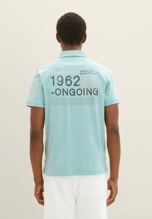 MIT LOGO PRINT - Polo shirt - blue tibetan stone