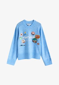 Nevybrané, light blue badge embroidery