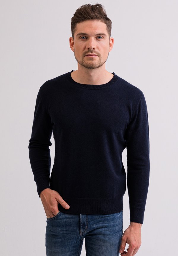 Strickpullover - marine blau