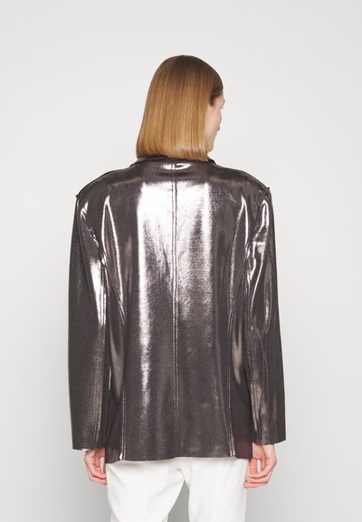 Norma Kamali DOUBLE BREASTED JACKET - Korte frakker - gunmetal