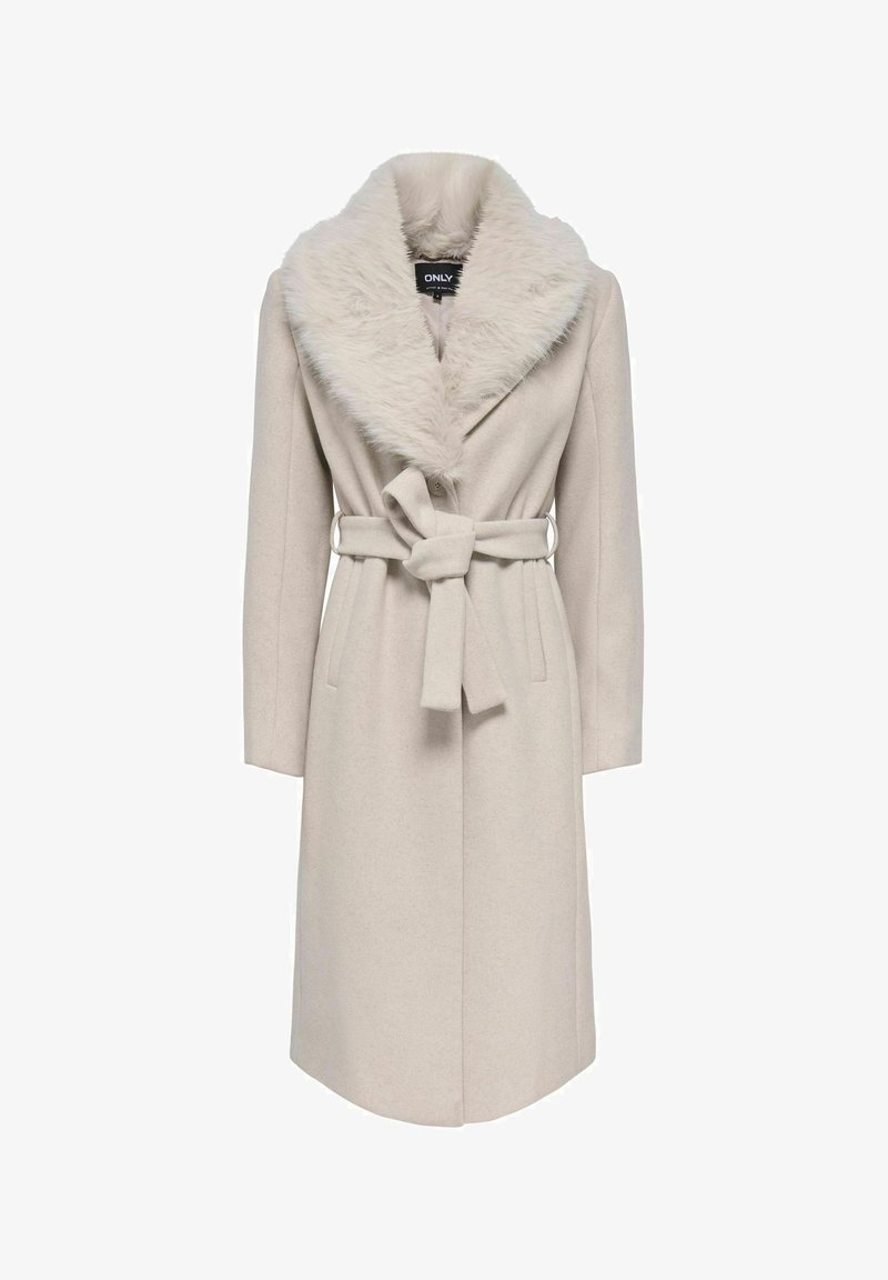 Pumice Rokcs ONLY COAT ONLANNIE COAT - Klassisk frakke - pumice stone/beige - Zalando.dk