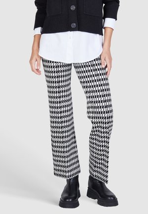 Marc Aurel Stoffhose - black varied