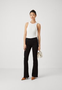 VILA VIBABIA O NECK - Top - eggnog
