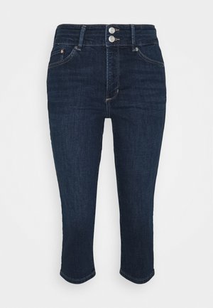 Denim shorts - dark blue denim