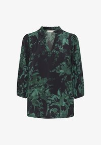 Valitud, black green painted flower