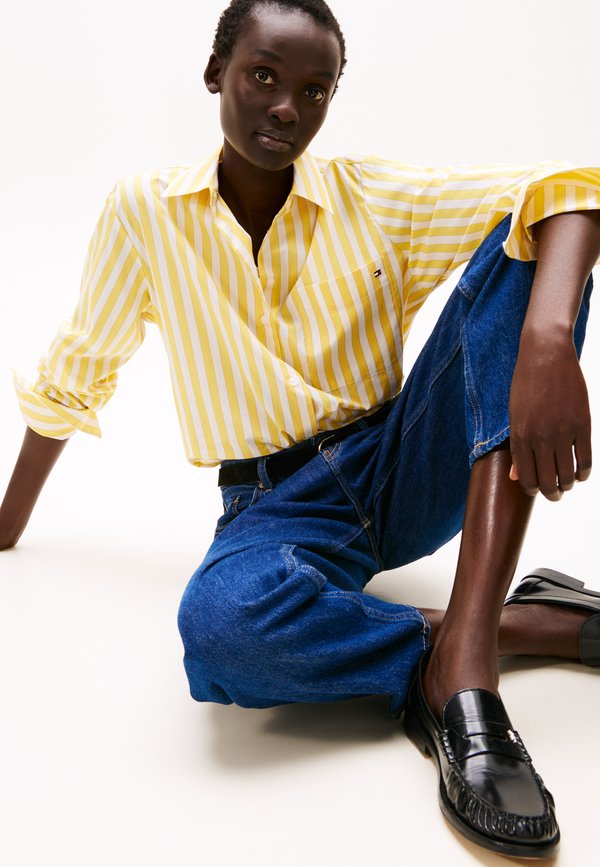 EASY FIT - Button-down blouse - citronella2