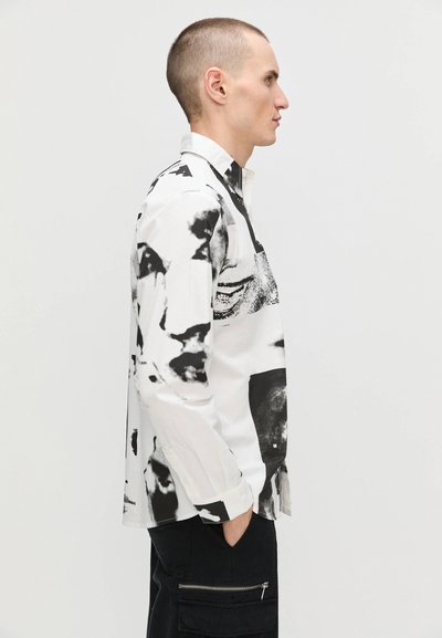 Kidsuper COLLAGE FACES BUTTON UP  - Camicia - white