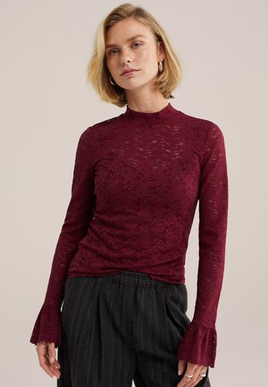 WE Fashion, Blouse - vintage red