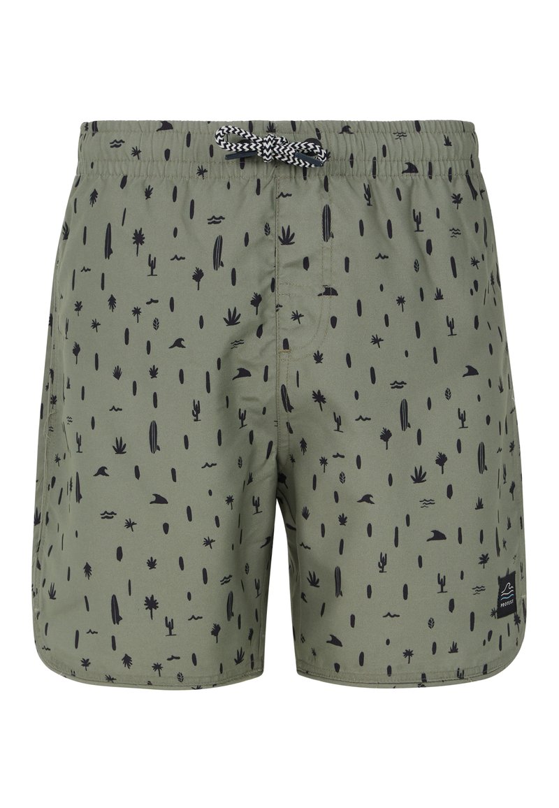 Protest PRTSAUL JR - Shorts da mare - artichoke green