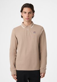 Fila APPAREL BIELLA REGULAR TIPPED - Poloshirt - taupe gray
