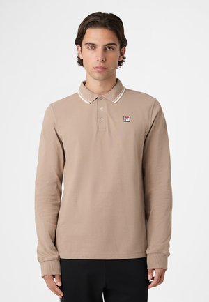Fila APPAREL BIELLA REGULAR TIPPED - Poloshirt - taupe gray