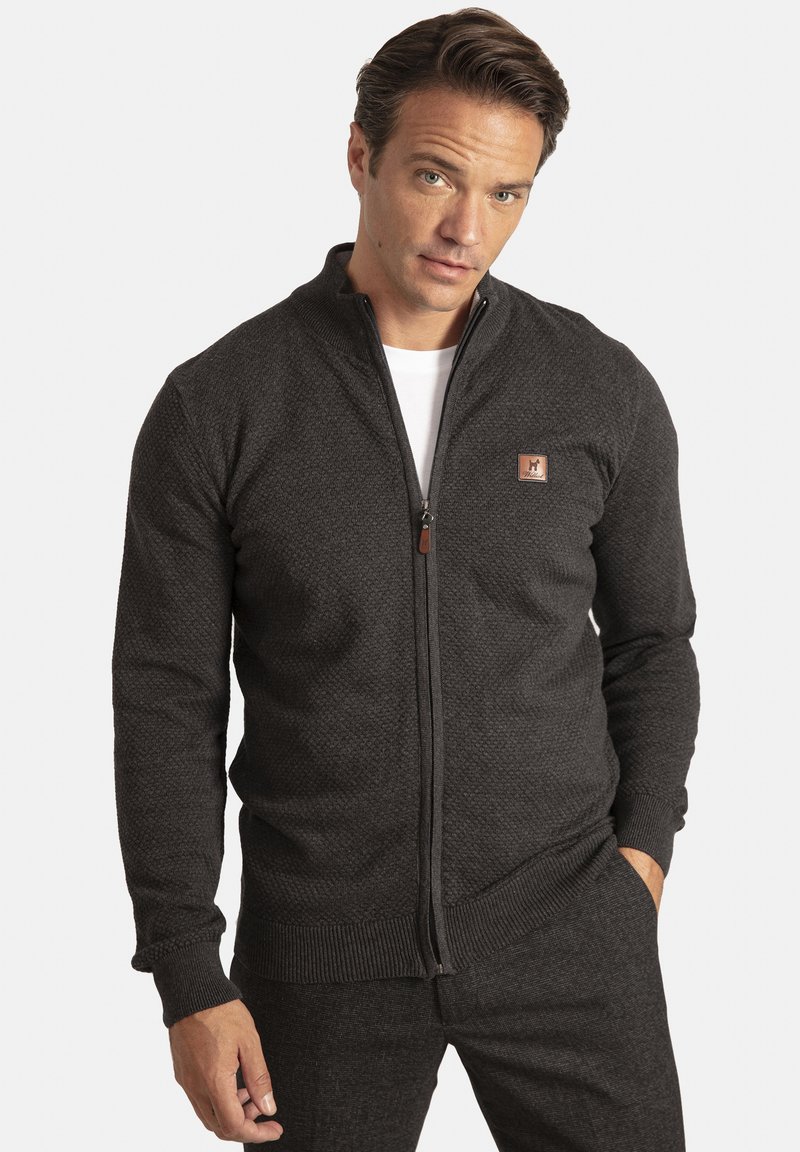 5012003 Anthracite Button Cardigan
