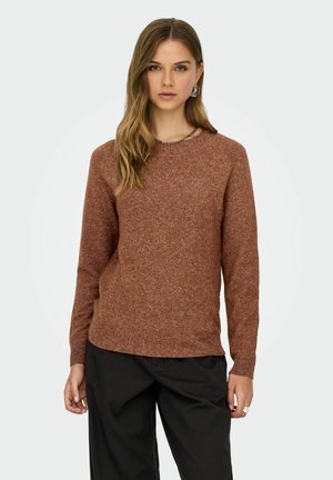 ONLRICA LIFE - Pullover - tobacco brown
