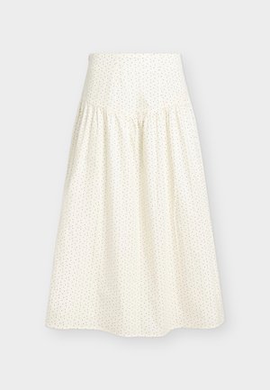 Cras, DESIREECRAS SKIRT - Jupe trapèze - white mini dot